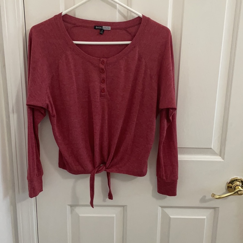 Maroon Color Longsleeve Top